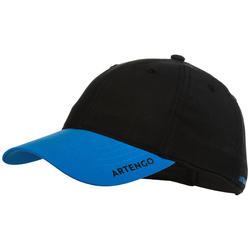 CASQUETTE ENFANT SPORTS DE RAQUETTES ARTENGO TC 500 NOIR BLEU