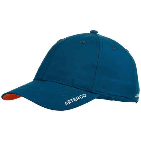 CASQUETTE ENFANT SPORTS DE RAQUETTES ARTENGO TC 500 BLEU ORANGE