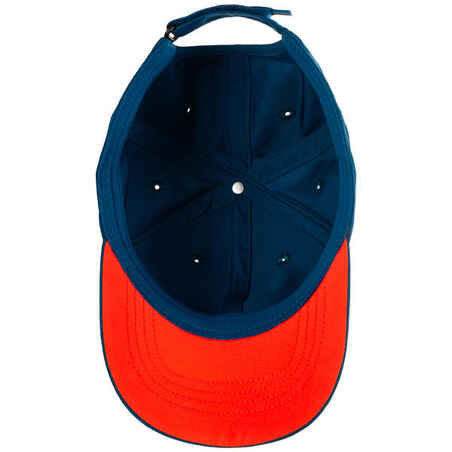 TC 500 Kids' Racket Sports Cap - Blue/Orange
