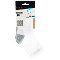 CHAUSSETTES TENNIS ENFANT  HAUTES RS 160 BLANC LOT DE 3