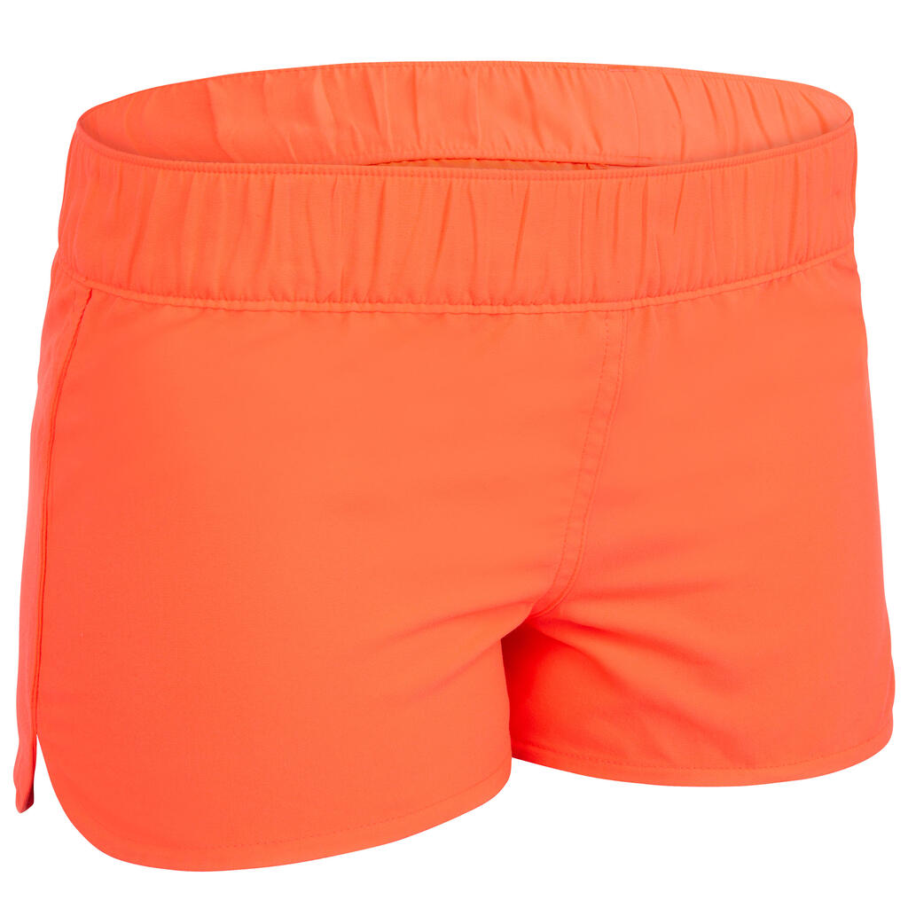 Boardshort fille court avec ceinture élastiquée KINA ROSE
