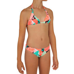Maillot de bain 2 pièces de surf forme TRIANGLE TALOO LILOU rose fluo