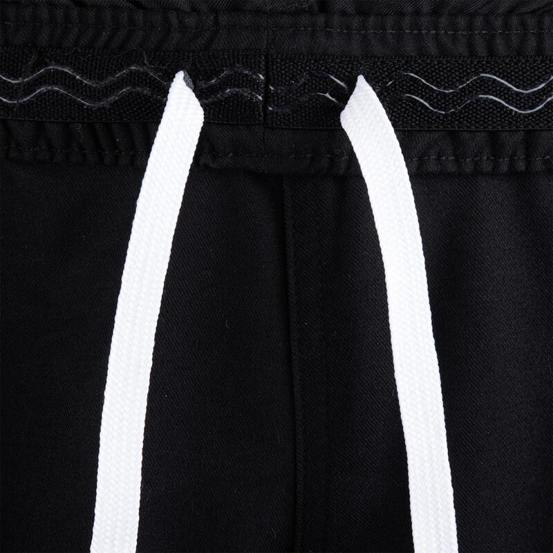 Felnőtt rövidnadrág rögbihez R900, fekete, szürke