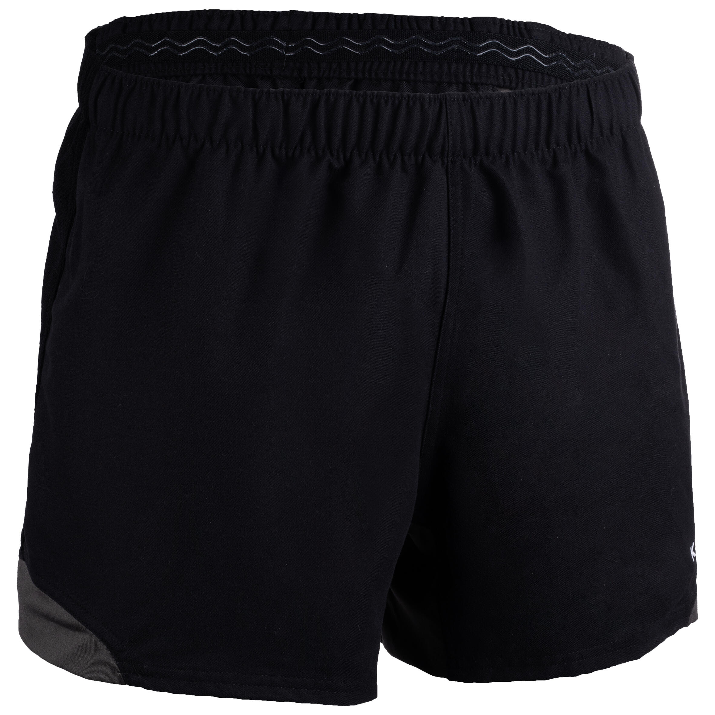 Adult Rugby Shorts R900 - Black/Grey 1/5