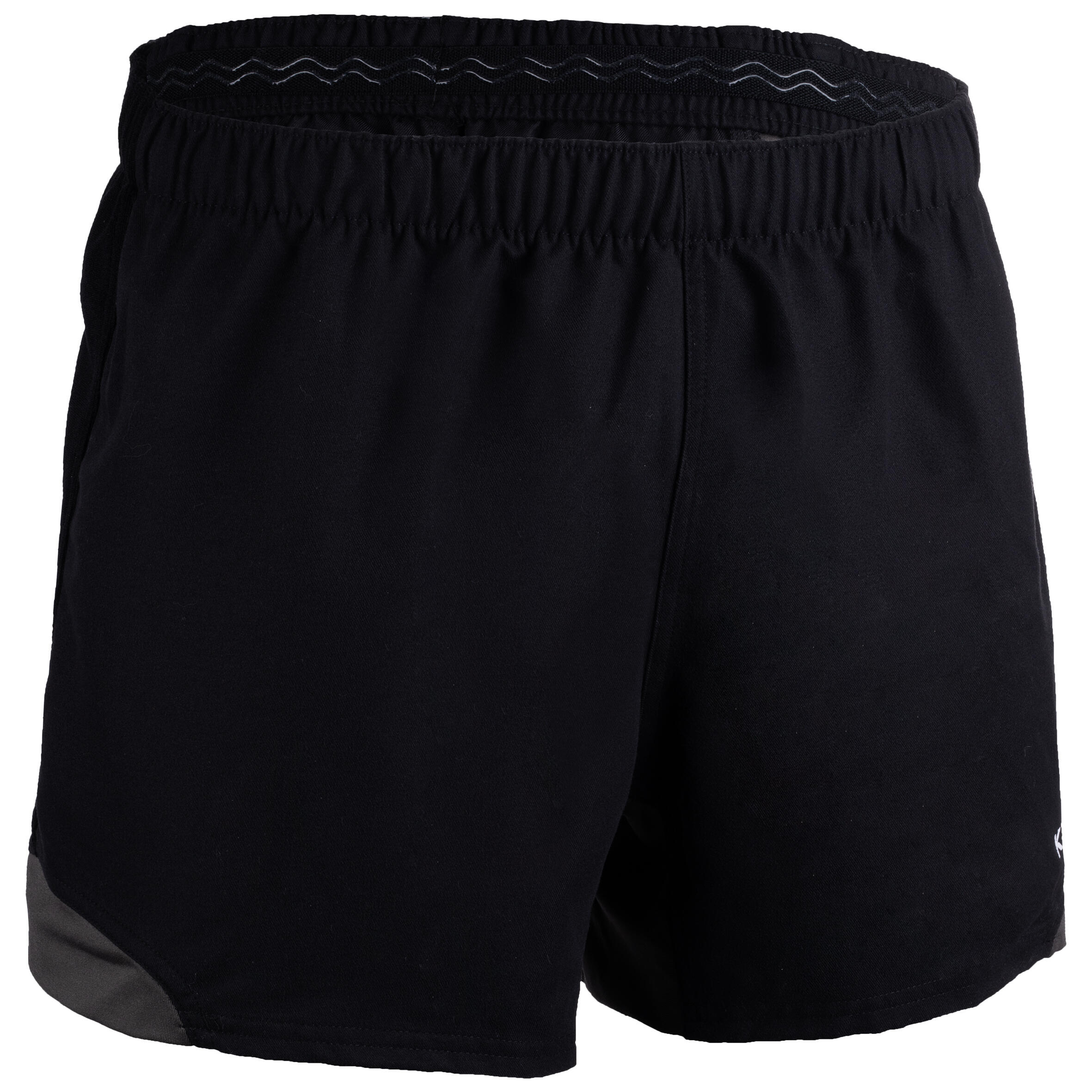 Adult Rugby Shorts R900 - Black/Grey 