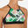 Lány bikinifelső Baha 900 Tiare, sportmelltartó szabású, zöld 