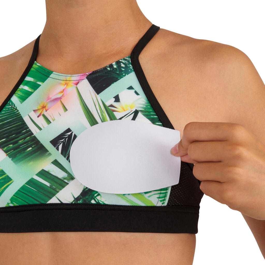 Bikini Bustier Baha Hivanea gekreuzte Rückenträger Surfen Mädchen