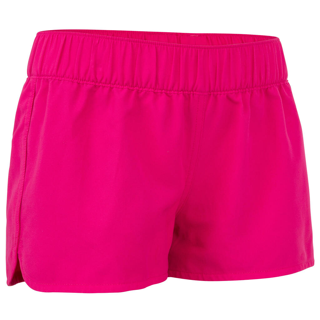 Boardshort fille court avec ceinture élastiquée KINA ROSE