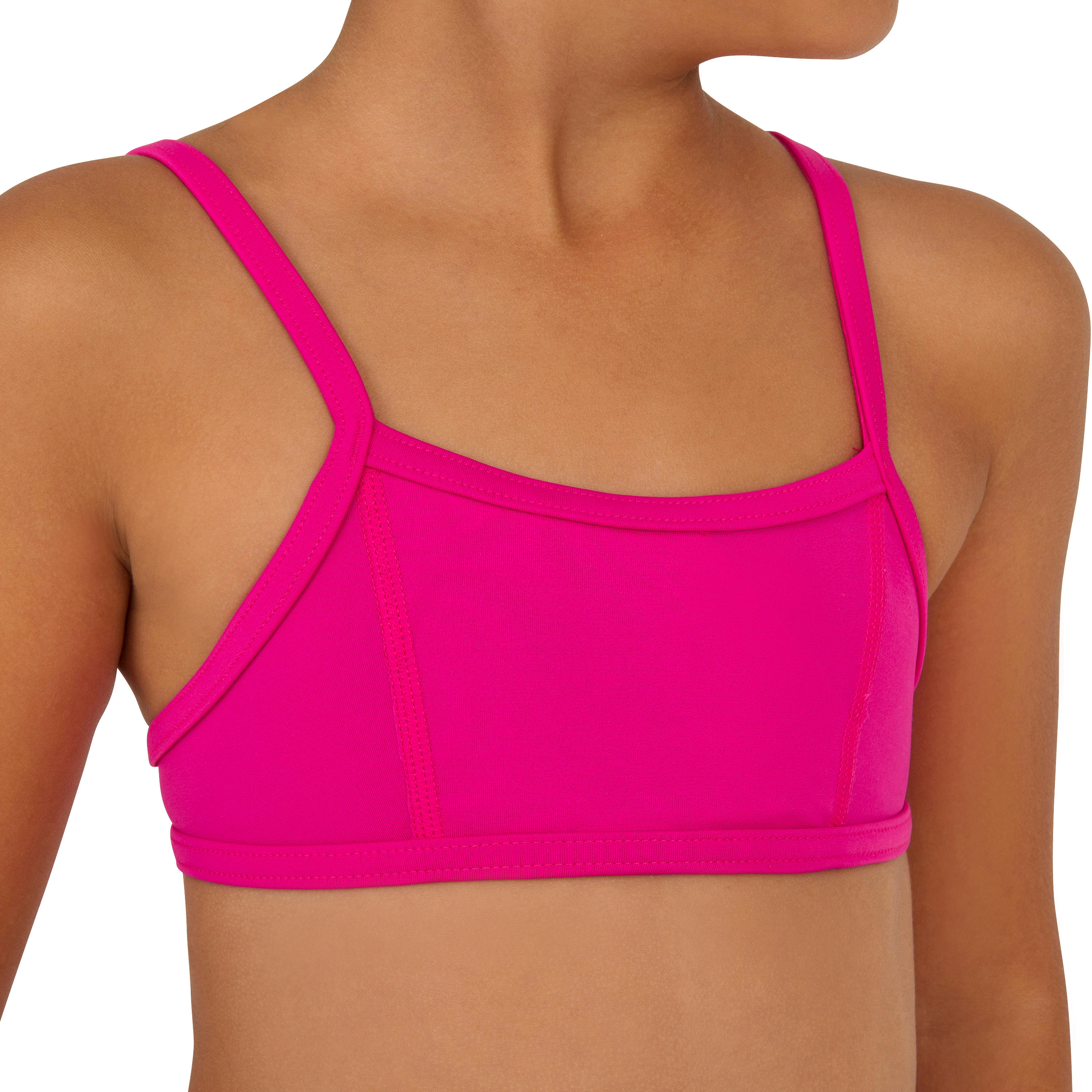 Maillot de bain 2 pièces fille brassière BALI ROSE 4/7
