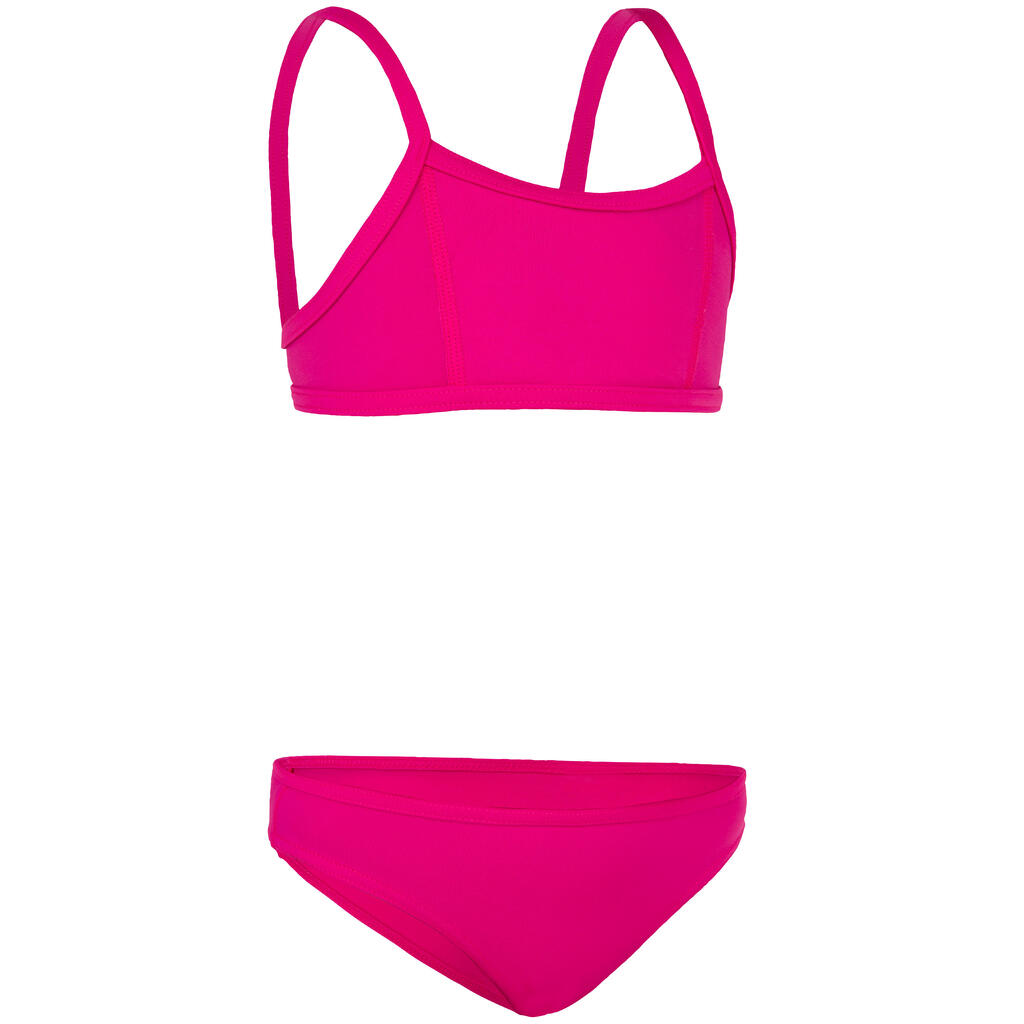Bali Girls' Two-Piece Crop Top Swimsuit - Granatina