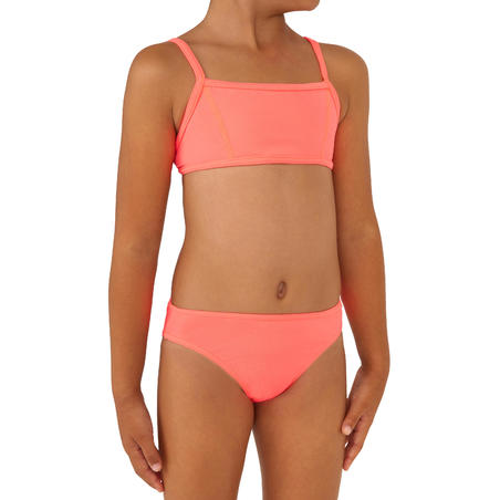 Maillot De Bain 2 Pieces Fille Brassiere Bali Granatina Decathlon