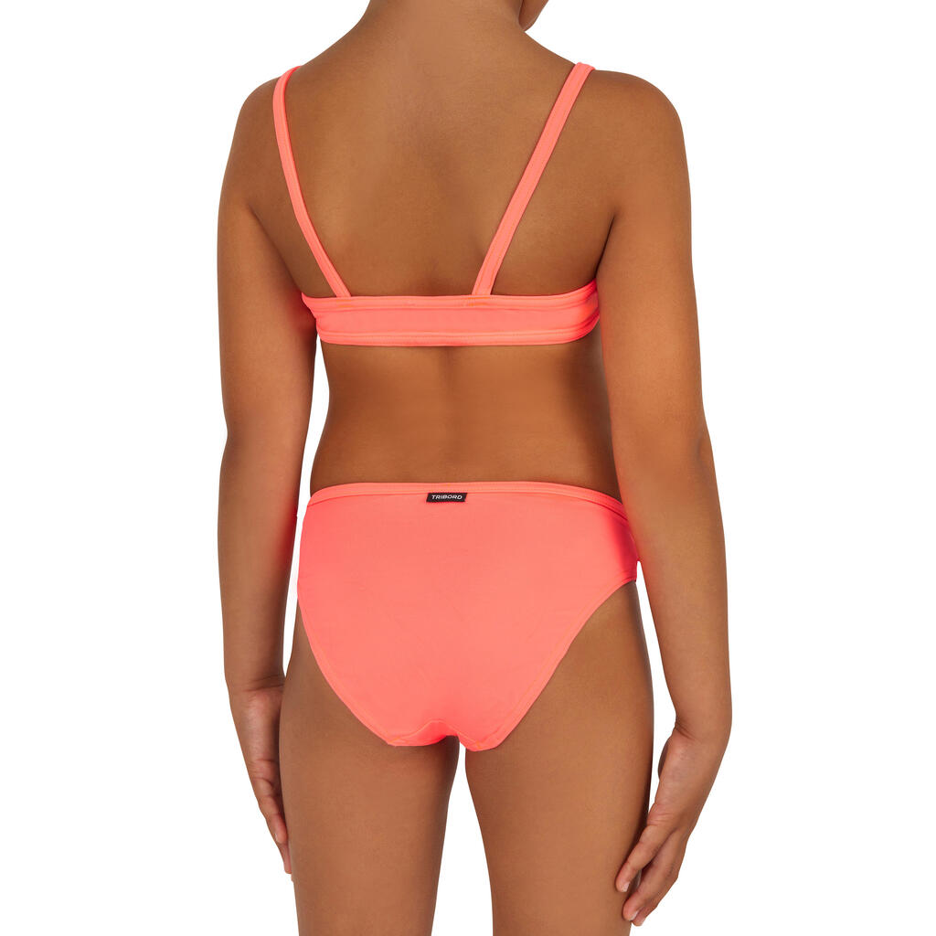 maillot de bain 2 pièces SURF FILLE BRASSIERE ROSE  BALI 100