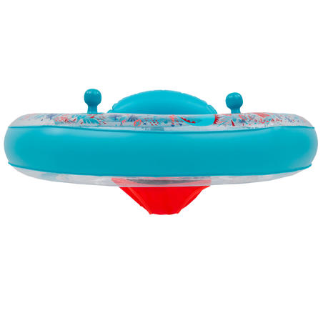 Круг-сиденье надувной для бассейна прозрачный с ручками для детей весом 7–15 кг