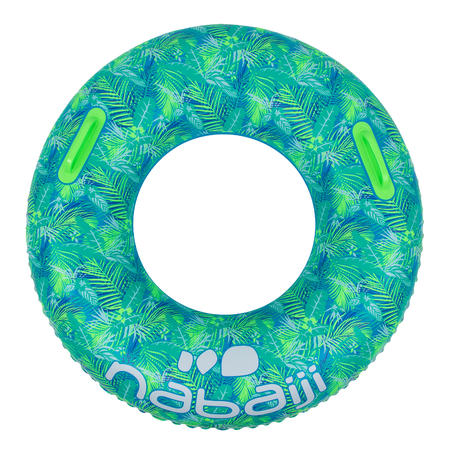 Надувний круг для плавання, 92 см, з ручками - Тропіки