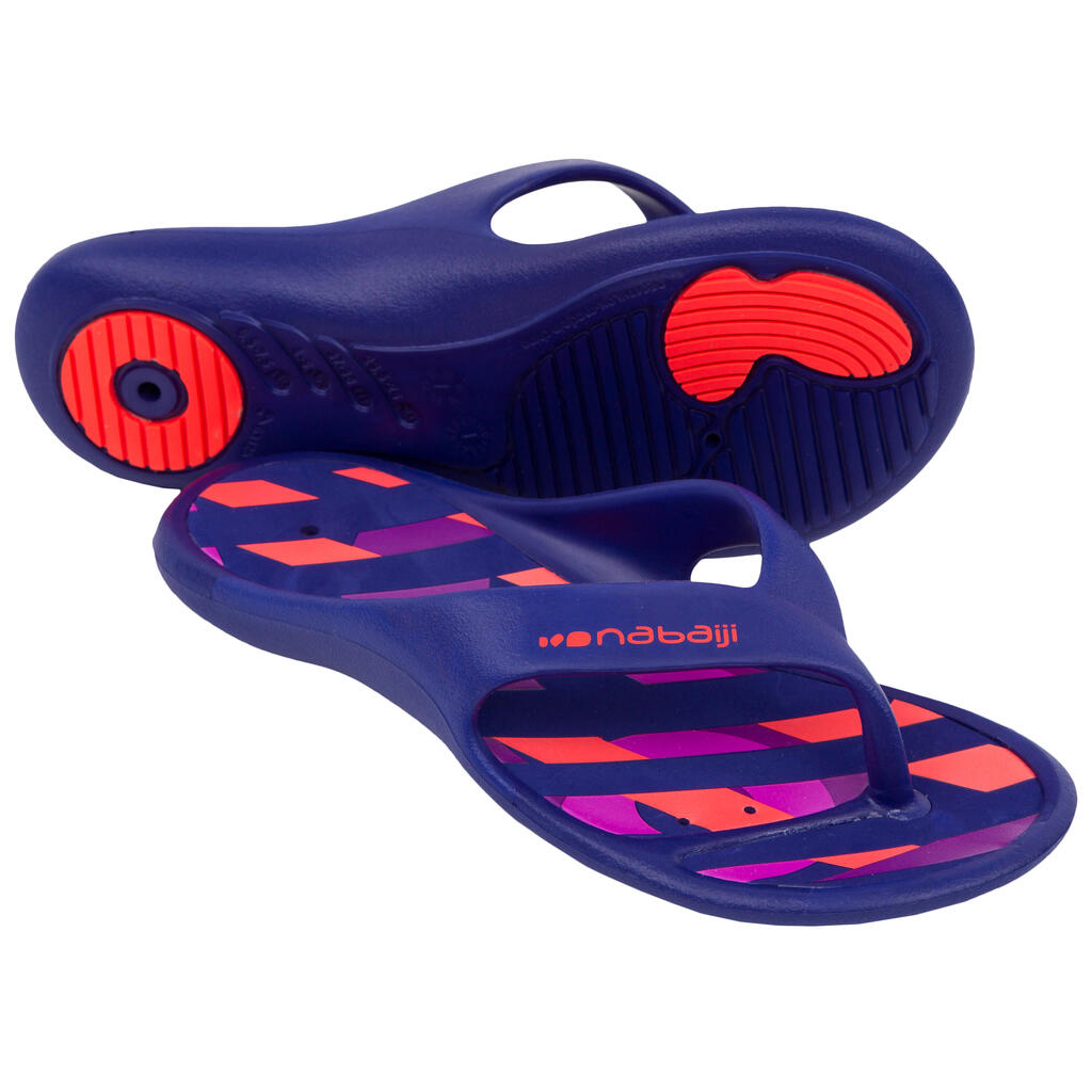 Zehensandalen Tonga 500 Damen blau