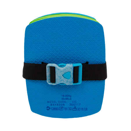 Blue green swimming belt 15-30 kg with removable float