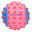 Kleiner Wasserball - rosa/orange