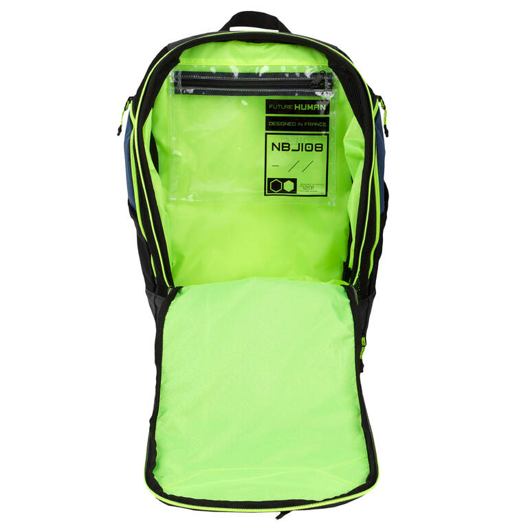 Swimming Backpack 27 Litres 900 - BLACK YELLOW