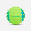 Green small learning to swim ball with yellow dots