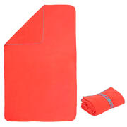 Swimming Microfibre Towel Size L 80 x 130 cm Orange