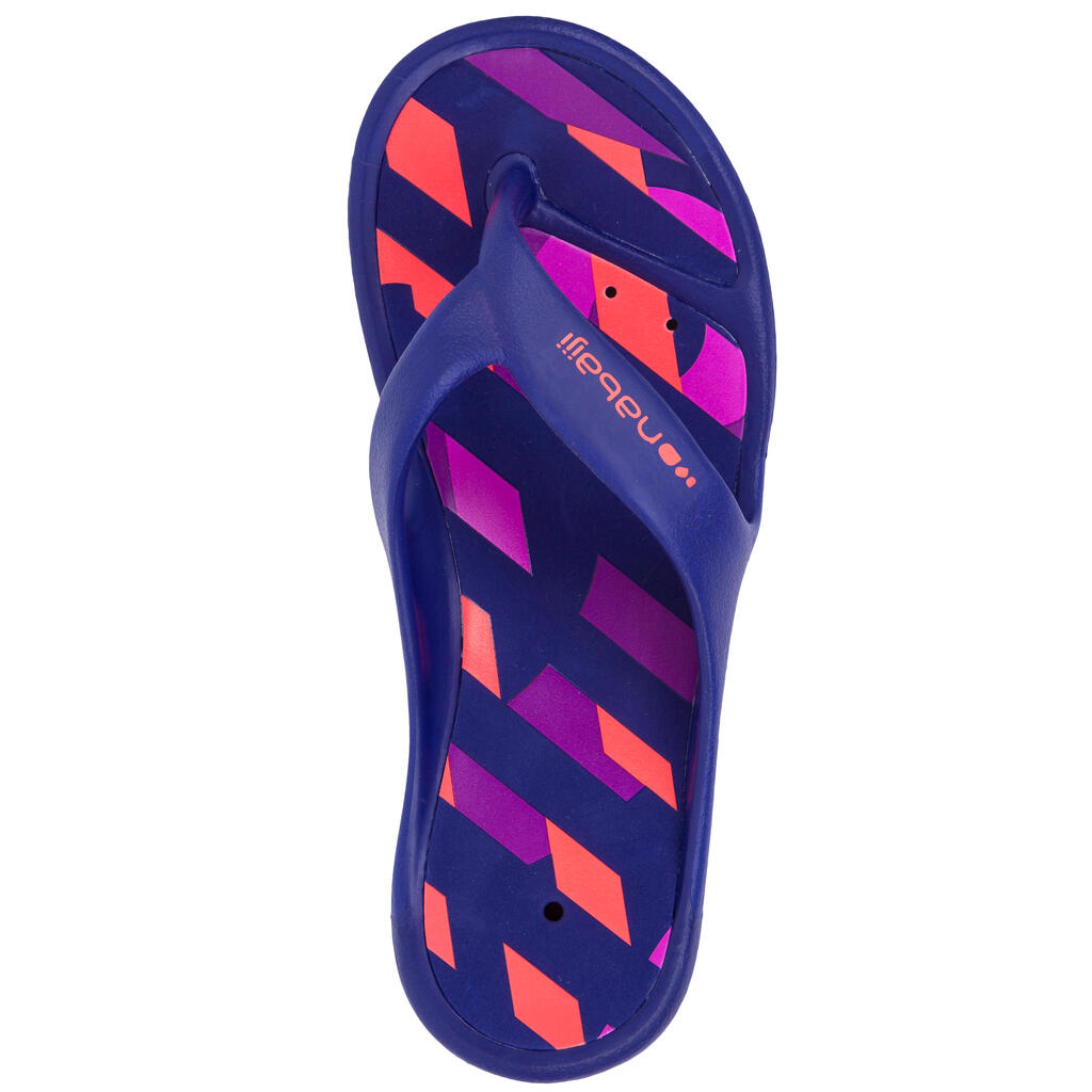 Zehensandalen Tonga 500 Damen blau