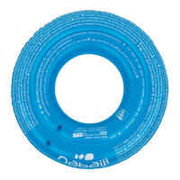 Blue kids' inflatable printed swim ring 6-9 Years 65 cm