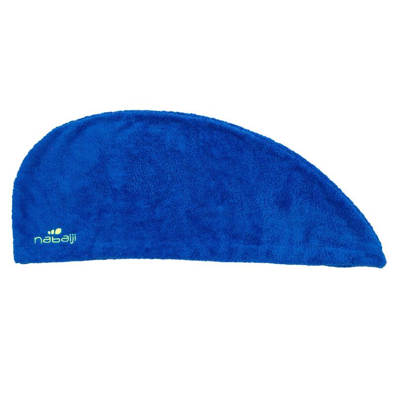 Serviette microfibre douce cheveux bleu