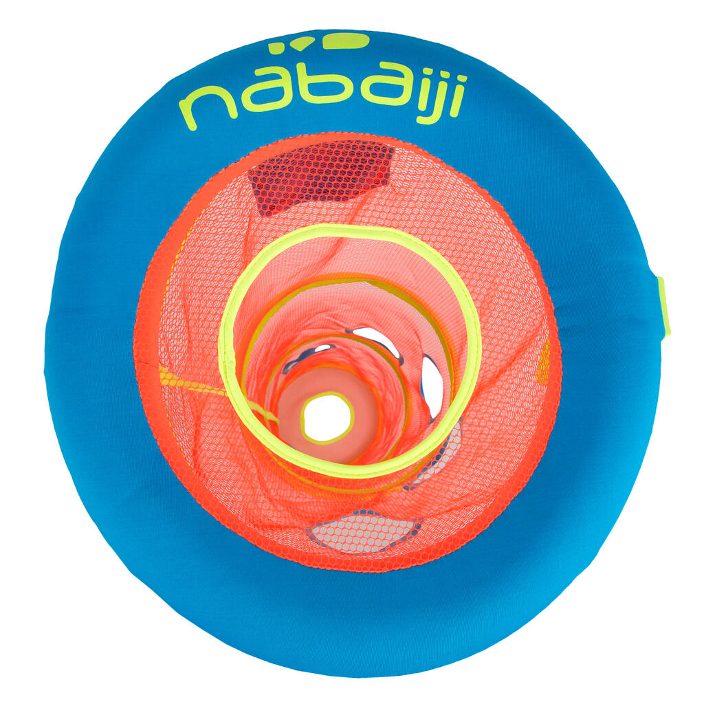 Povandeninis baseino žaidimas „Tiball“, krepšys, tinklas ir 3 kamuoliukai
