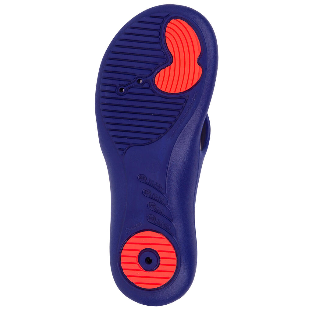 Zehensandalen Tonga 500 Damen blau