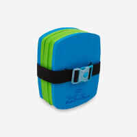 حزام سباحة مع فلة طافية يمكن إزالتها - أزرق/ أخضر