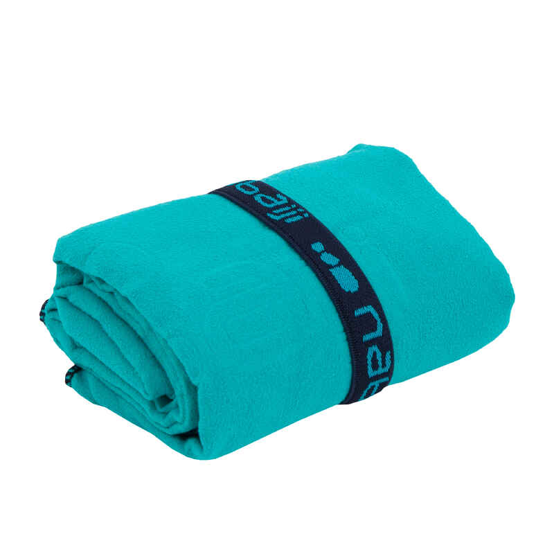 Ultra compact microfibre towel size M 60 x 80 cm - Blue