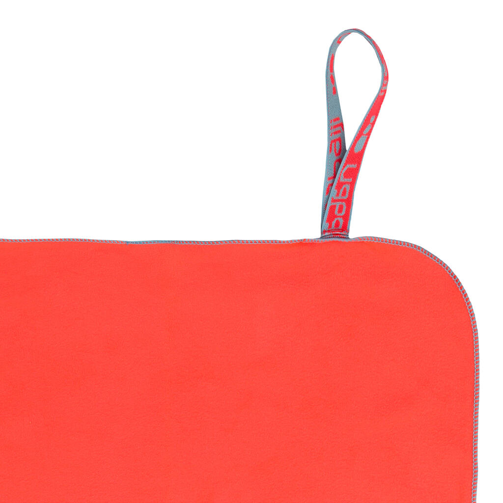 Microfibre Towel for Swimming Lila Size L 80 x 130 cm