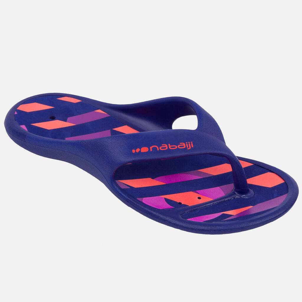 Zehensandalen Tonga 500 Damen blau