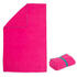 Swimming Microfibre Striped Towel size L 80 x 130 cm - Pink