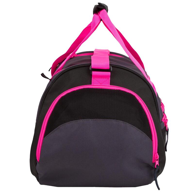 Schwimmtasche 30 l - 500 rosa/schwarz