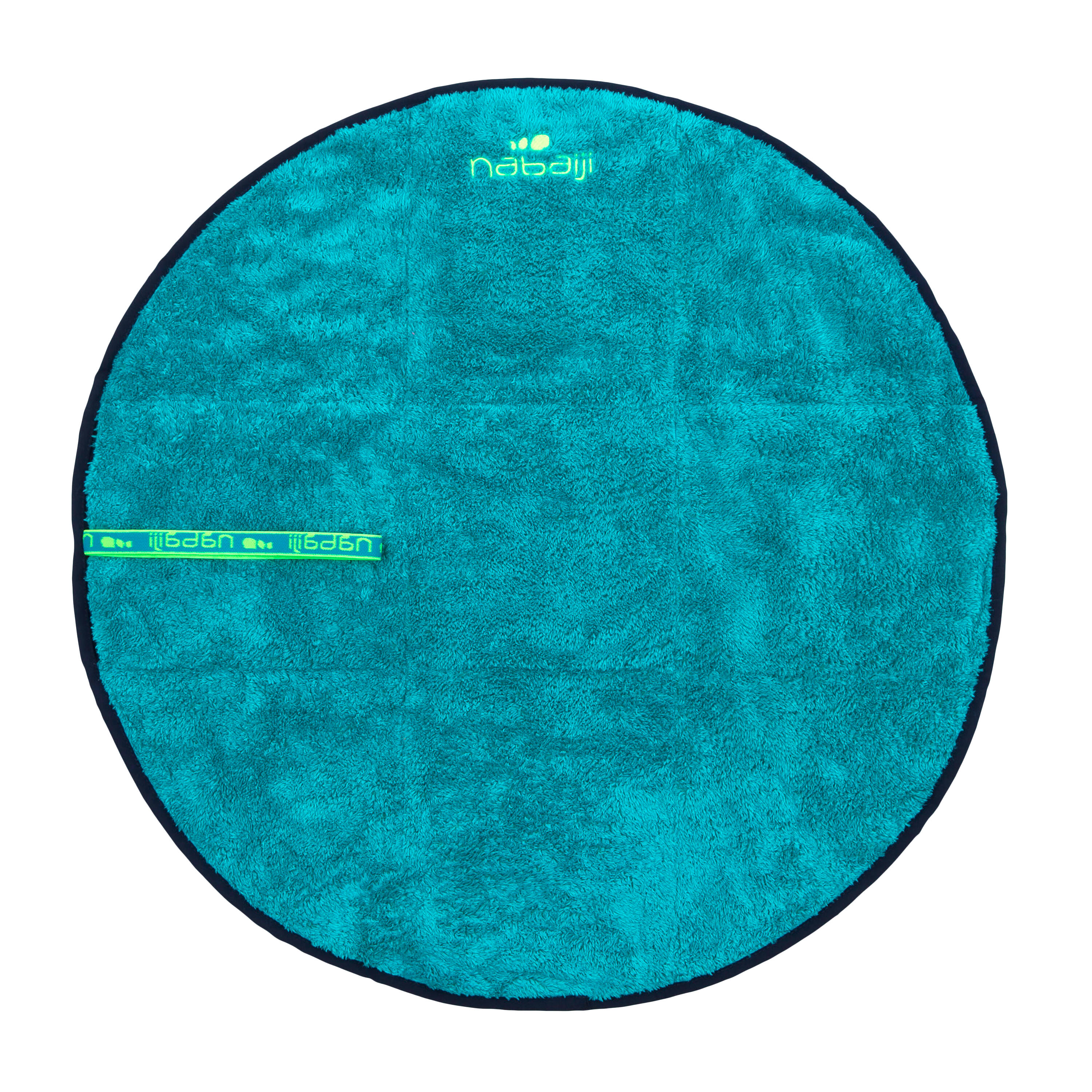 NABAIJI Double-Sided Soft Microfibre Swimming Foot Towel 60 cm Diameter - Blue