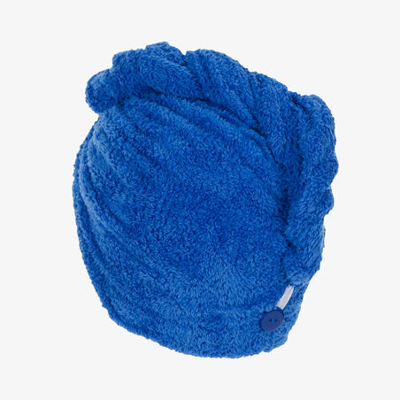 Рушник для волосся з мікрофібри - Синій