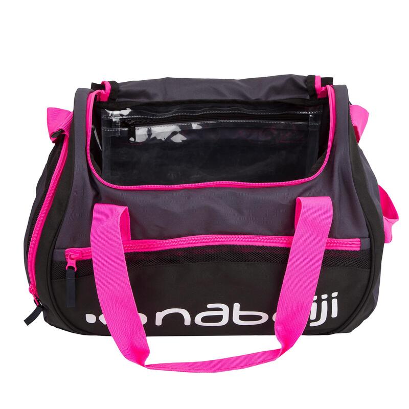 Sac de Natation 500 30L Rose Noir