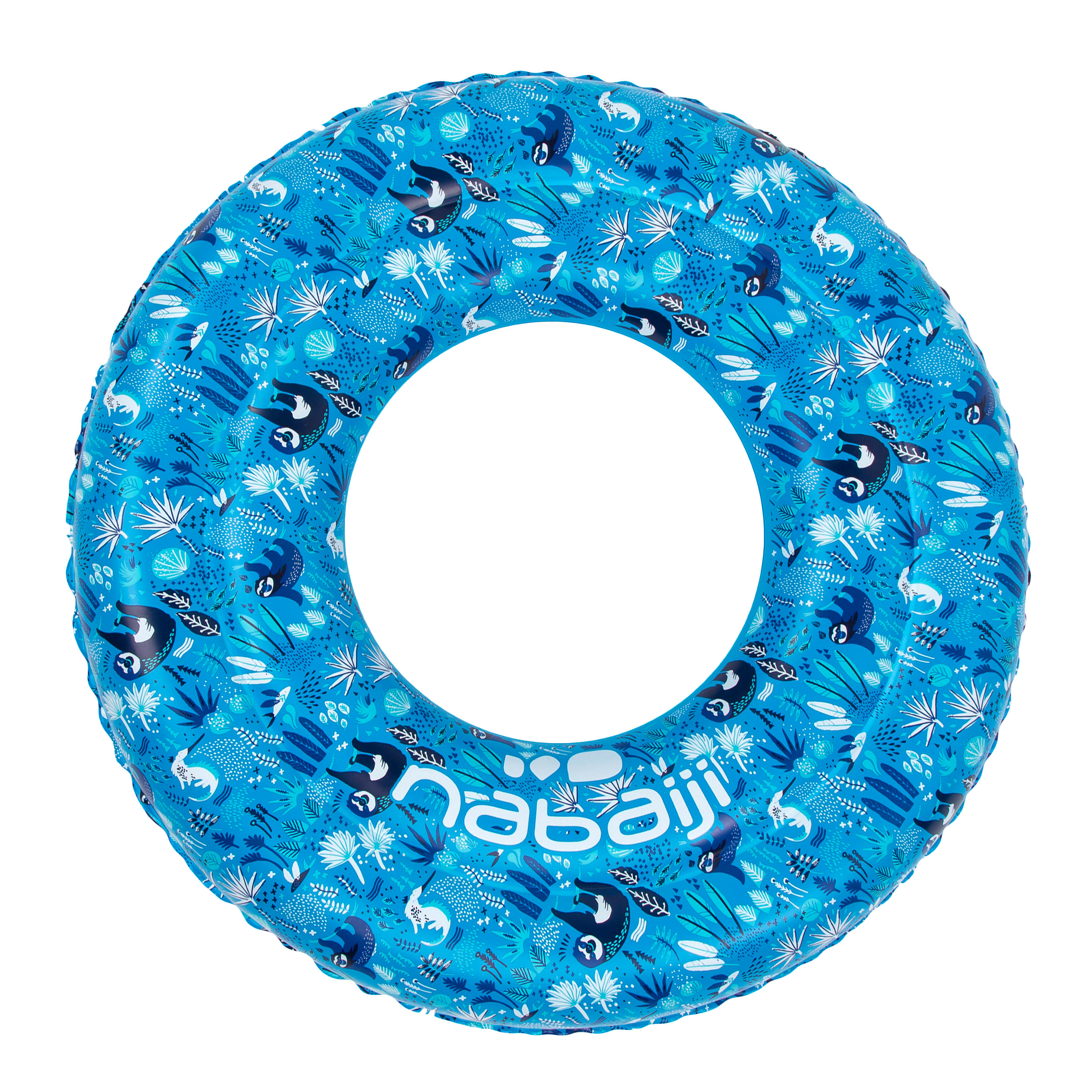 

Kids Swimming Ring for 30-60 Kg - Printed blue -  By NABAIJI | Decathlon