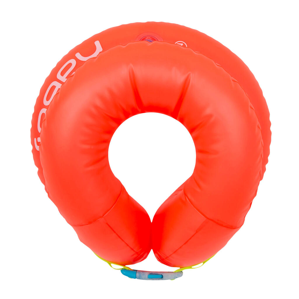 Piepūšama peldēšanas veste, 18–30 kg, oranža
