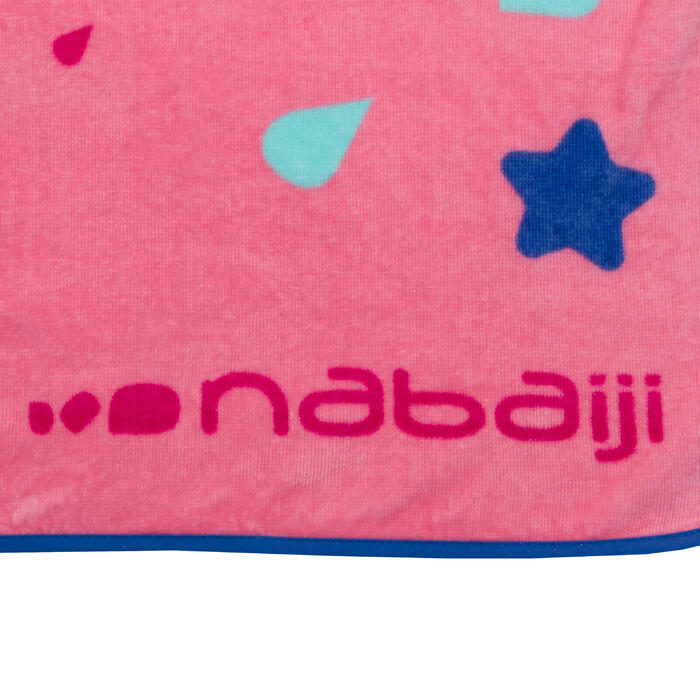 Serviette Bebe Imprime Licorne Rose Avec Capuche Nabaiji Decathlon