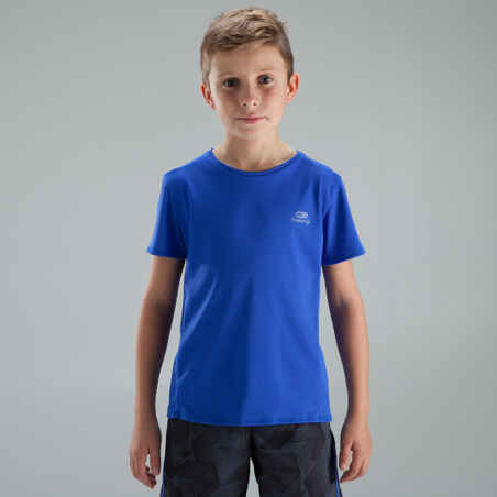 Run Dry children's athletics T-shirt indigo