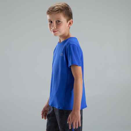 Run Dry children's athletics T-shirt indigo