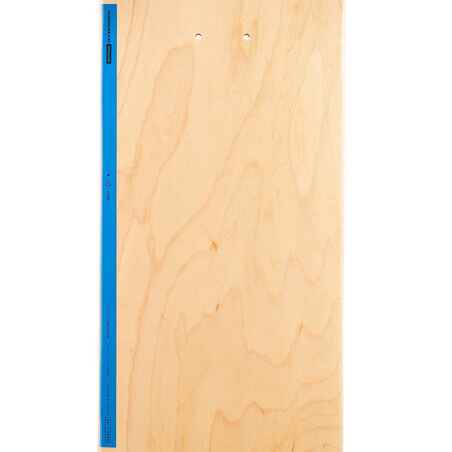 Maple Skateboard Deck DK100 8.25" - Wood/Blue