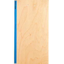 PLANCHE DE SKATE EN ERABLE DK100 TAILLE 8.25" COULEUR BOIS ET BLEU.