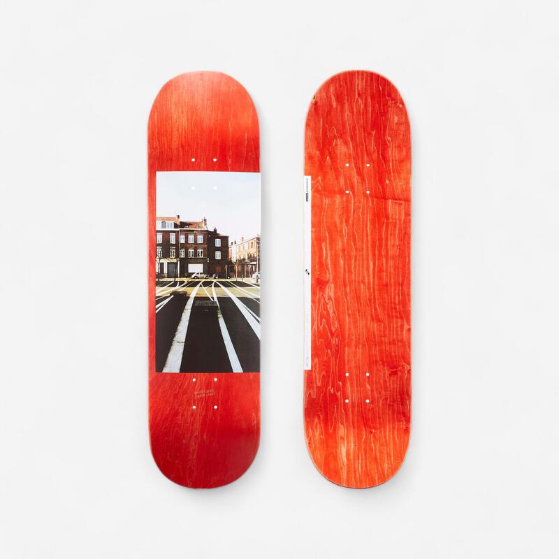 Gördeszka lap Deck Greetings DK120, juharfa, méret: 8,5", piros
