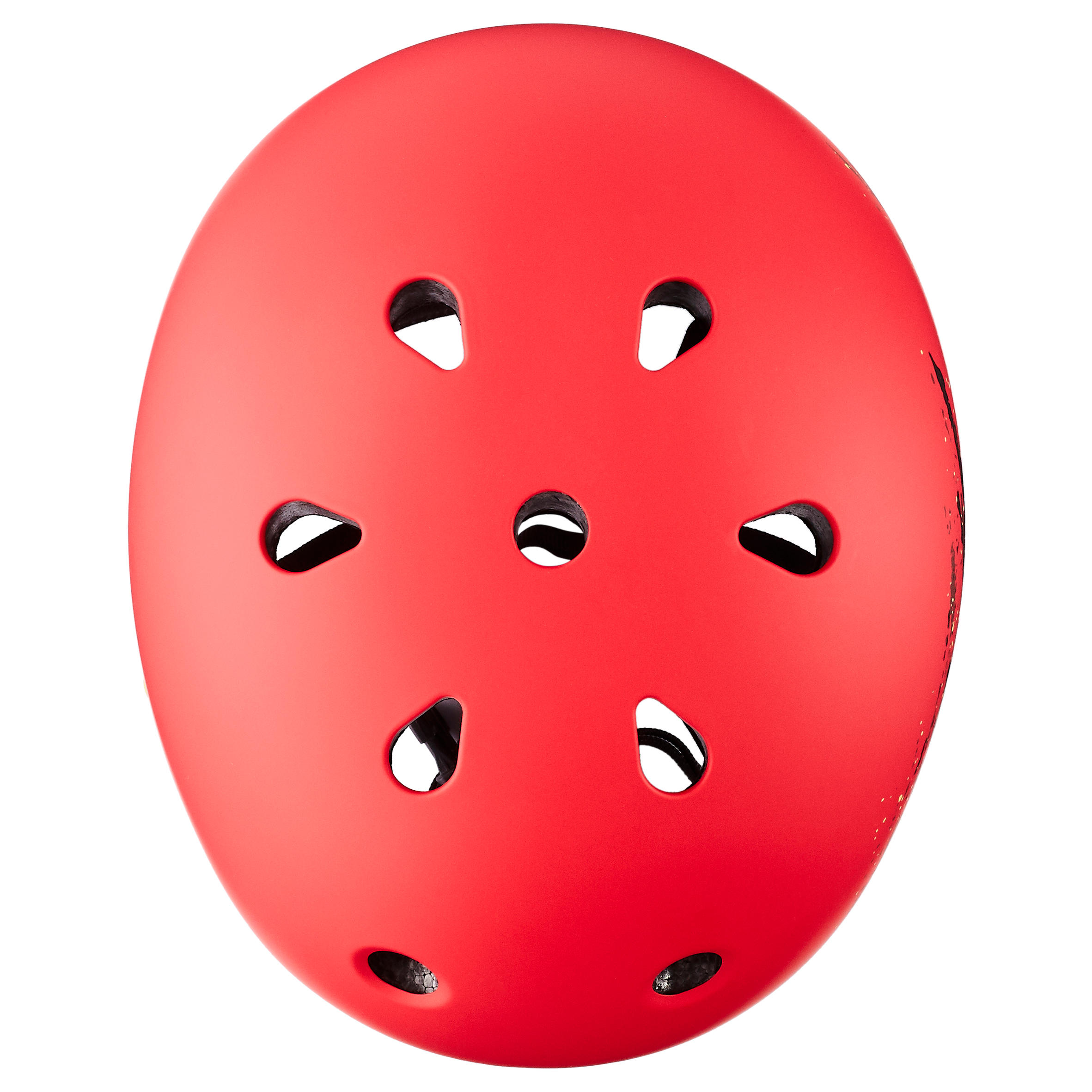 Шлем для катания на скейтборде, самокате или роликах красный PLAY 7 OXELO