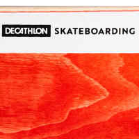 Maple Skateboard Deck Greetings DK120 8.5" - Red