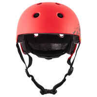 Skating Skateboarding and Scootering Helmet Play 7 - Red