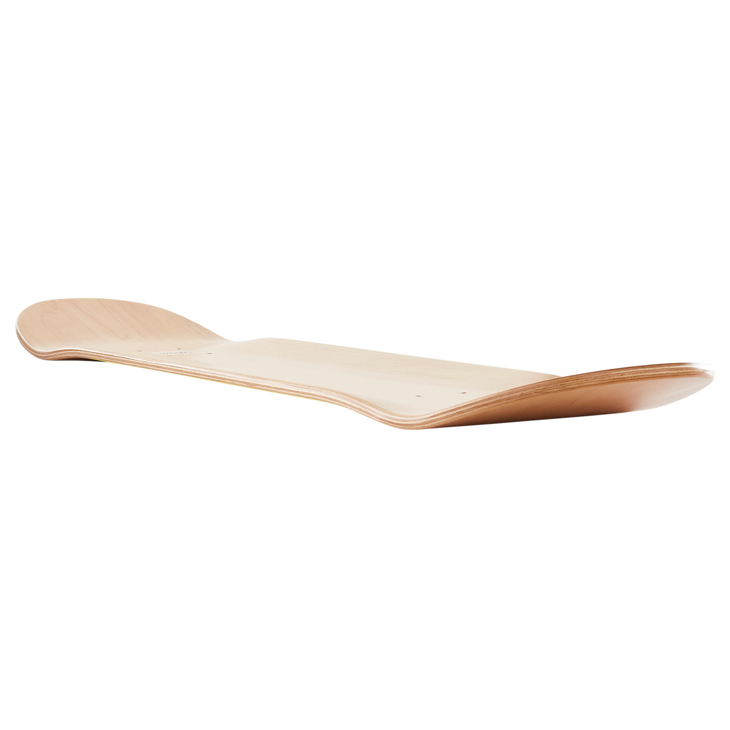 

8_QUOTE_ Skateboard Deck 100 - Wood/Yellow -  By OXELO | Decathlon